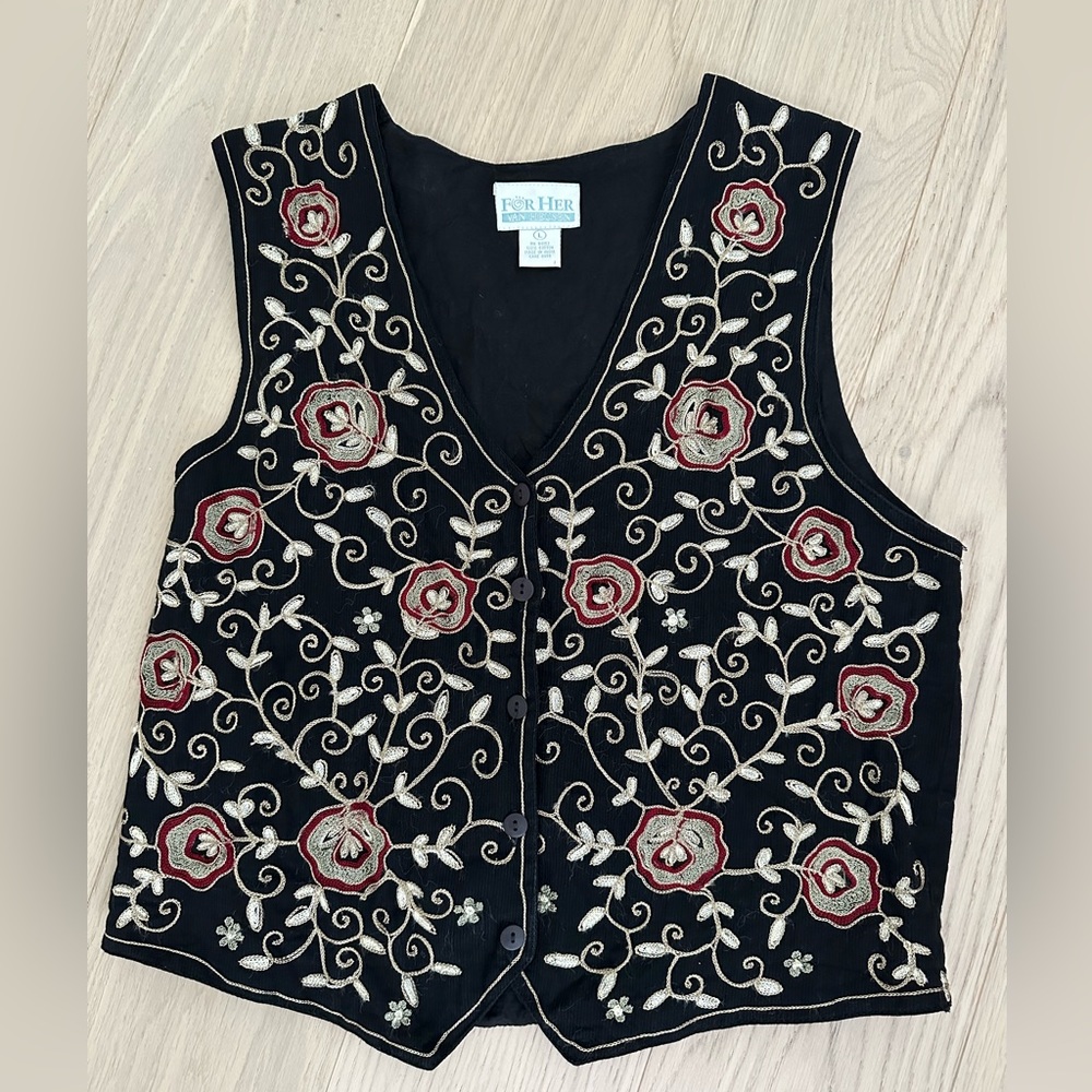 Embroidered waistcoat